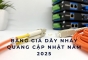 Bảng giá dây nhảy quang 2025: So sánh OS2, OM2, OM3, OM4, OM5 và xu hướng triển khai