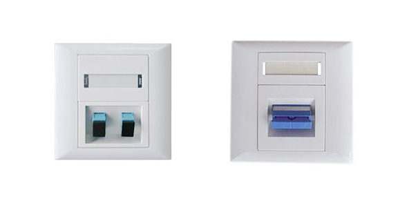 Fiber Faceplate | Wall Outlet Fiber Faceplate | Wall Outlet