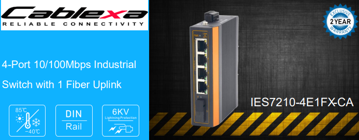 Switch mạng công nghiệp 4 cổng 10/100M Switch mạng công nghiệp 4 cổng 10/100M
