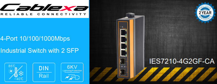 Switch công nghiệp 4 port 1Gbps