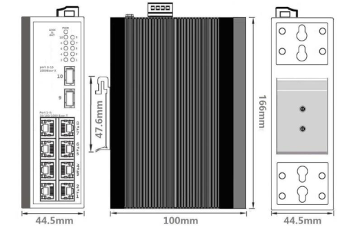 Switch công nghiệp 8 cổng 1G Switch công nghiệp 8 cổng 1G