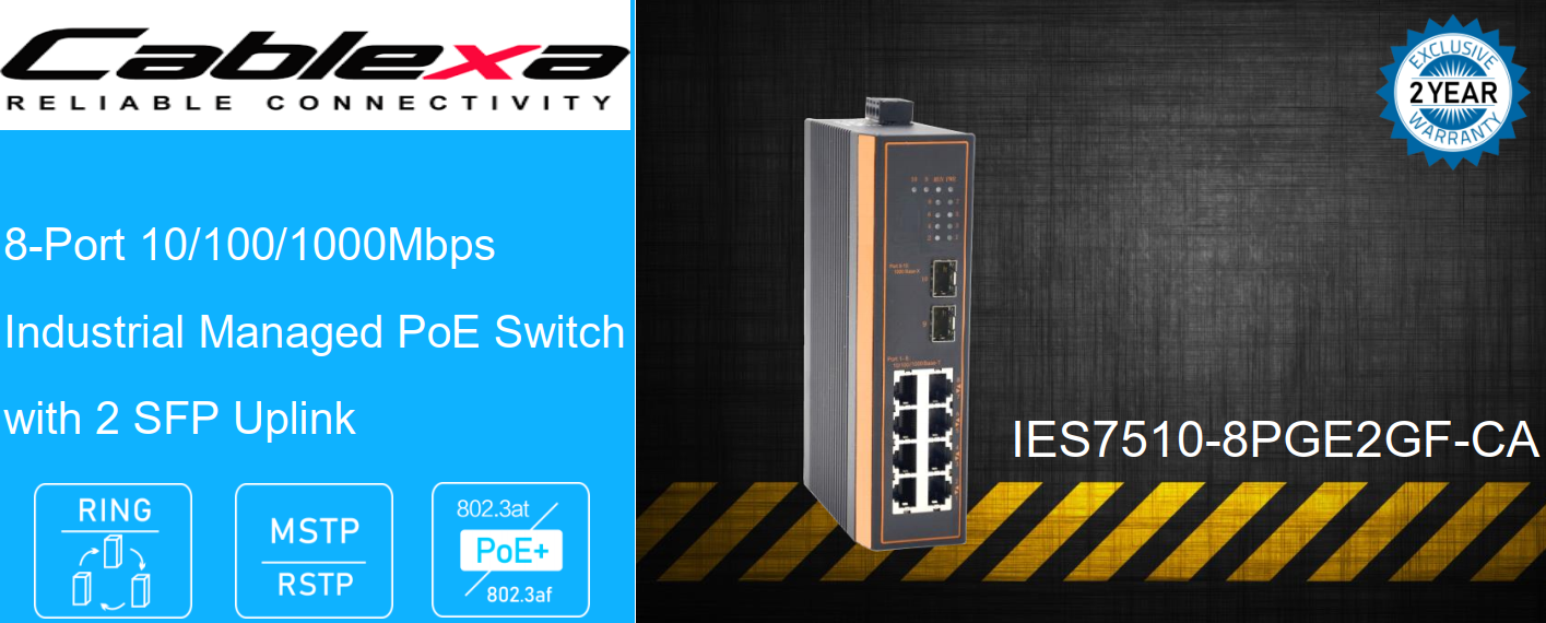 Switch công nghiệp 8 cổng POE