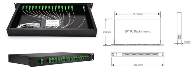 Rack Mount PLC splitter Rack Mount PLC splitter